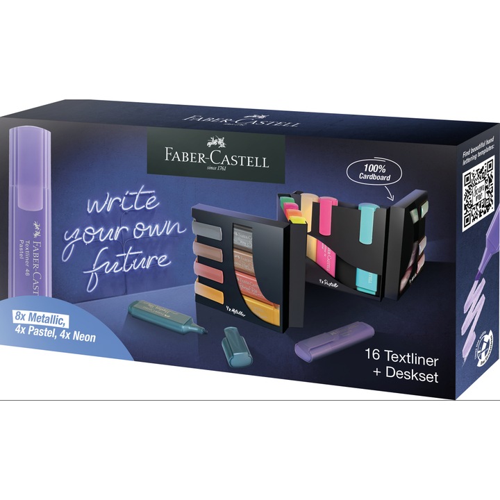 Комплект маркери, Faber-Castell, TL 46 (16 бр.) (254603)