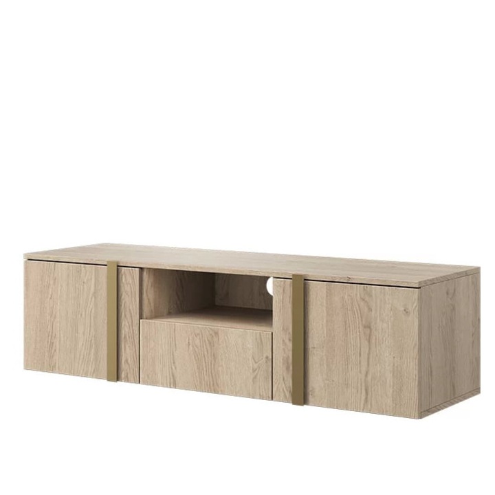 Comoda TV, Bogart, HDF, 150 x 40 x 45 cm, Bej