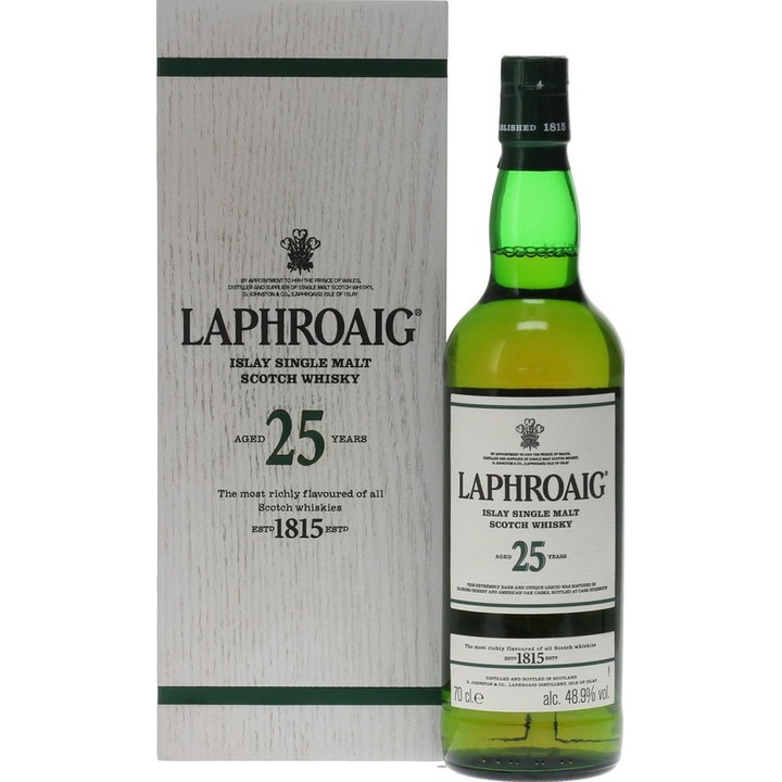 Whisky Laphroaig 25 YO Cask Strength 2017 Release, Single Malt, 48.9%, 0.7l