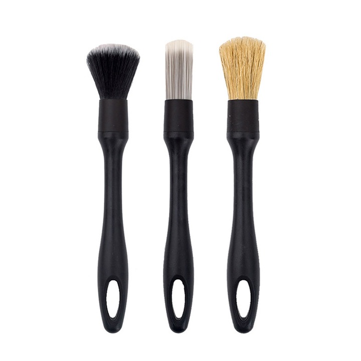 Set 3 perii pentru curatat auto, AEWOYAD, Negru