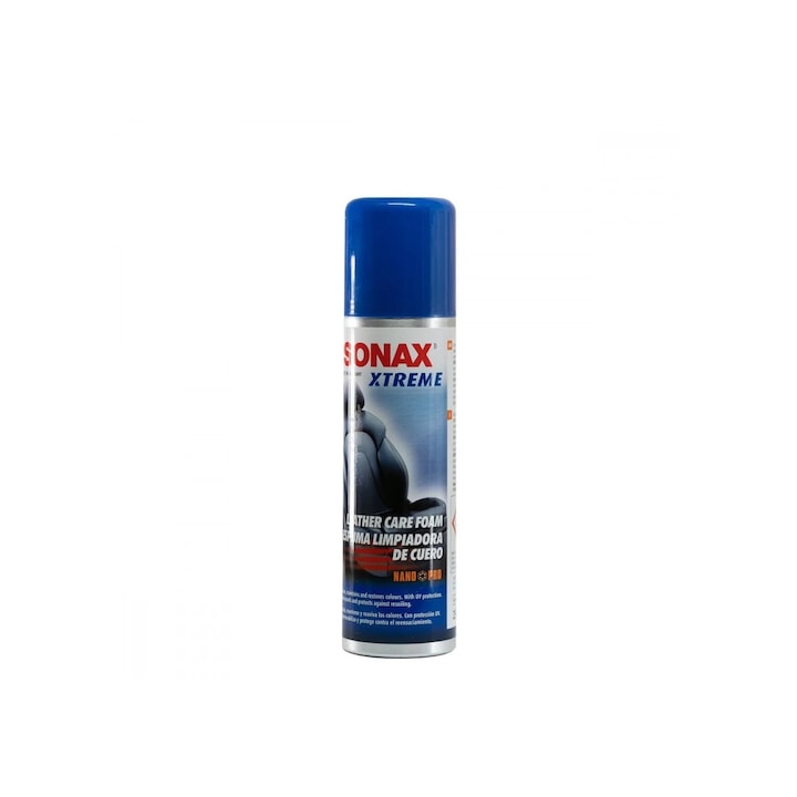 Spuma intretinere piele Sonax Xtreme Leather Care Foam NanoPro 250ml