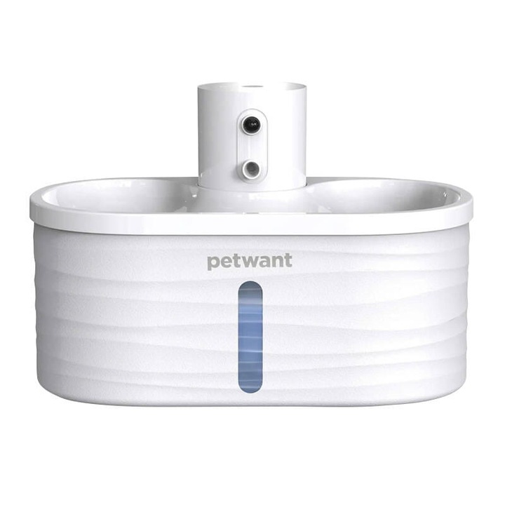 Petwant W4-L intelligens szökőkút kutyáknak és macskáknak, 2,5L, fehér