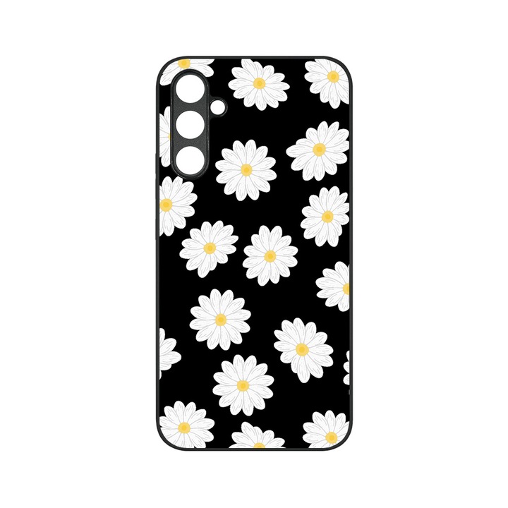 Husa BestCase® MaxSafe, Compatibila Cu Samsung Galaxy S23 FE, Happy Flowers Daisy, HD Colors, Anti-soc, Protectie Camera, Margini ridicate pentru protectia ecranului, G 513