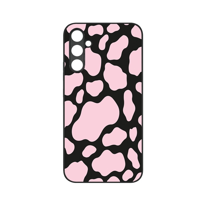 Husa BestCase® MaxSafe, Compatibila Cu Samsung Galaxy S23 FE, Pink Cow, HD Colors, Anti-soc, Protectie Camera, Margini ridicate pentru protectia ecranului, G 786