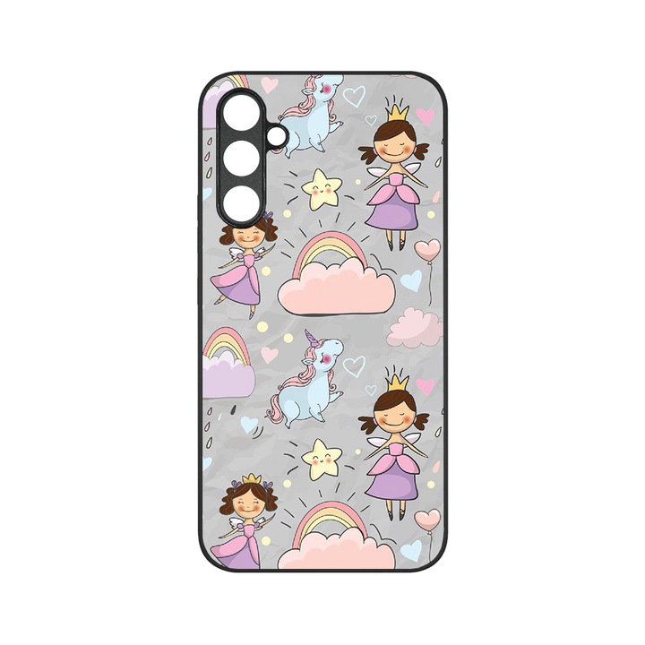 Husa BestCase® MaxSafe, Compatibila Cu Samsung Galaxy S23 FE, Fairy Pattern, HD Colors, Anti-soc, Protectie Camera, Margini ridicate pentru protectia ecranului, G 1221