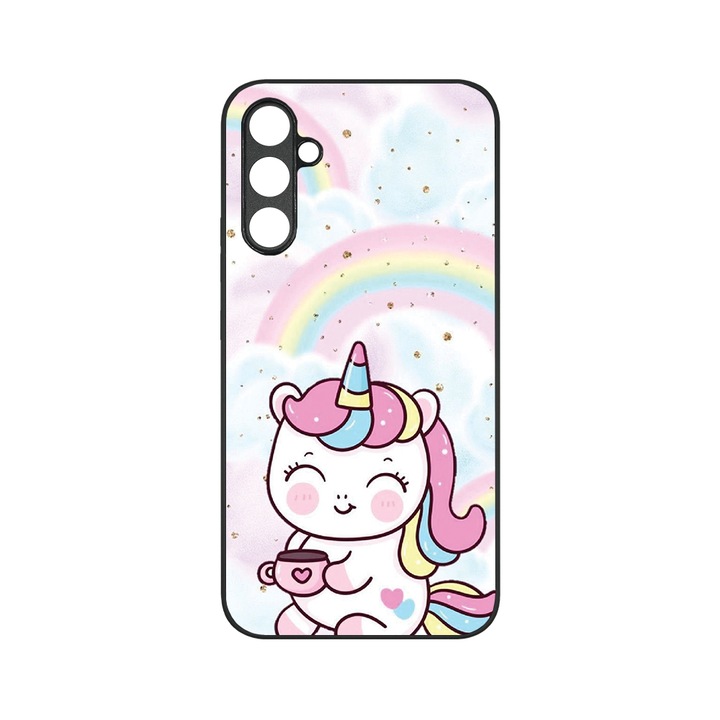 Husa BestCase® MaxSafe, Compatibila Cu Samsung Galaxy S23 FE, Little Unicorn, HD Colors, Anti-soc, Protectie Camera, Margini ridicate pentru protectia ecranului, G 1212