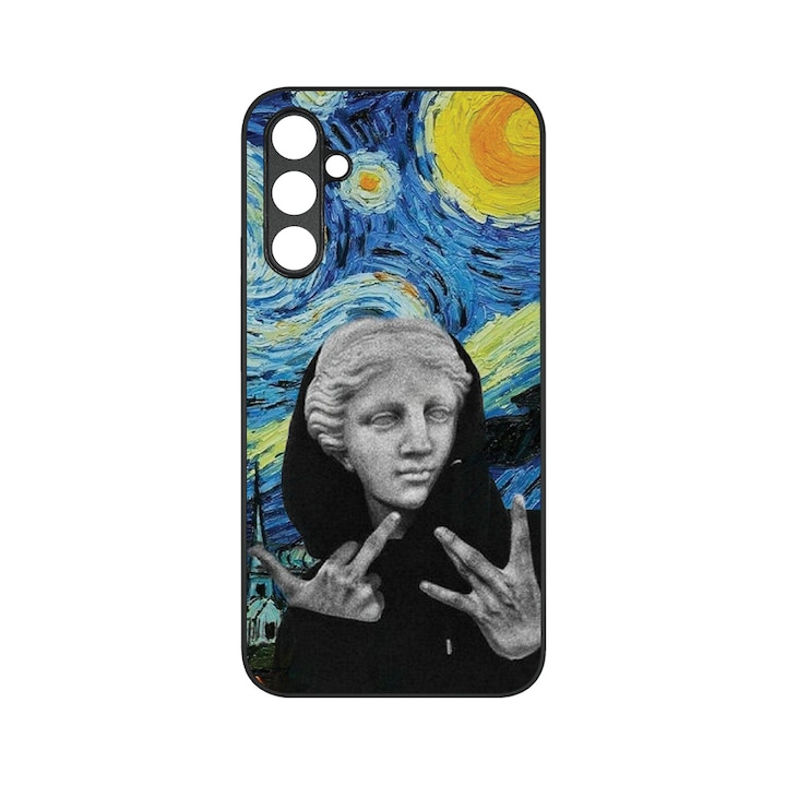 Husa BestCase® MaxSafe, Compatibila Cu Samsung Galaxy S23 FE, Starry Night Updated, HD Colors, Anti-soc, Protectie Camera, Margini ridicate pentru protectia ecranului, G 1286