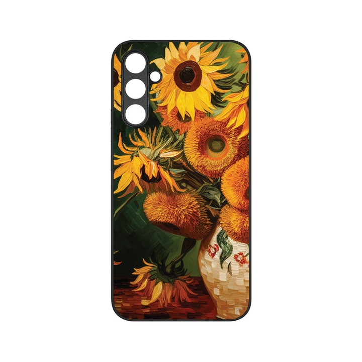 Husa BestCase® MaxSafe, Compatibila Cu Samsung Galaxy S23 FE, Sunflower Painting, HD Colors, Anti-soc, Protectie Camera, Margini ridicate pentru protectia ecranului, G 1272