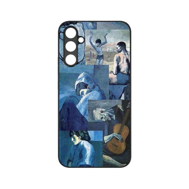 Husa BestCase® MaxSafe, Compatibila Cu Samsung Galaxy S23 FE, Cold Colors Picasso Style, HD Colors, Anti-soc, Protectie Camera, Margini ridicate pentru protectia ecranului, G 1277