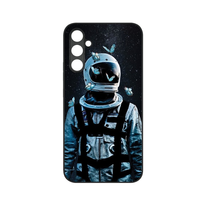Husa BestCase® MaxSafe, Compatibila Cu Samsung Galaxy S23 FE, Space Butterflies, HD Colors, Anti-soc, Protectie Camera, Margini ridicate pentru protectia ecranului, G 1311