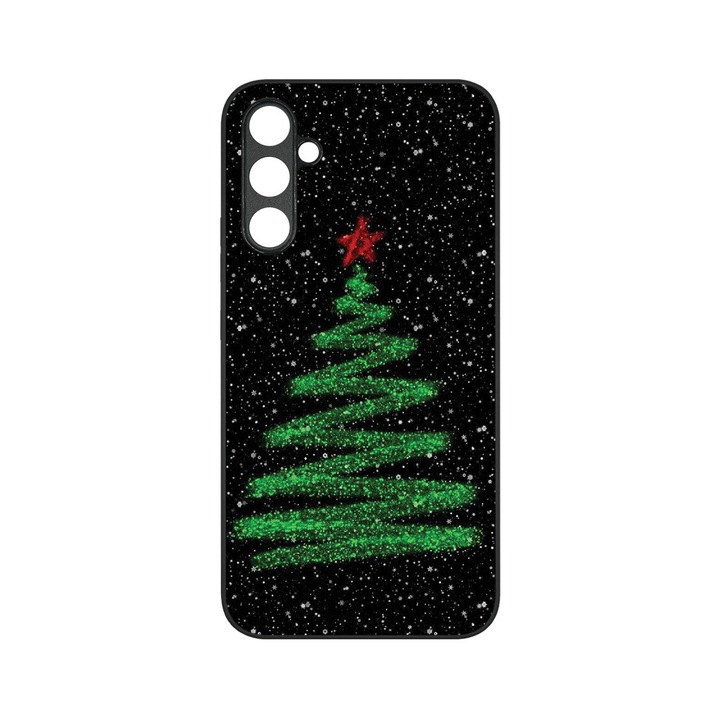 Husa BestCase® MaxSafe, Compatibila Cu Samsung Galaxy S23 FE, Xmas tree, HD Colors, Anti-soc, Protectie Camera, Margini ridicate pentru protectia ecranului, G 1359