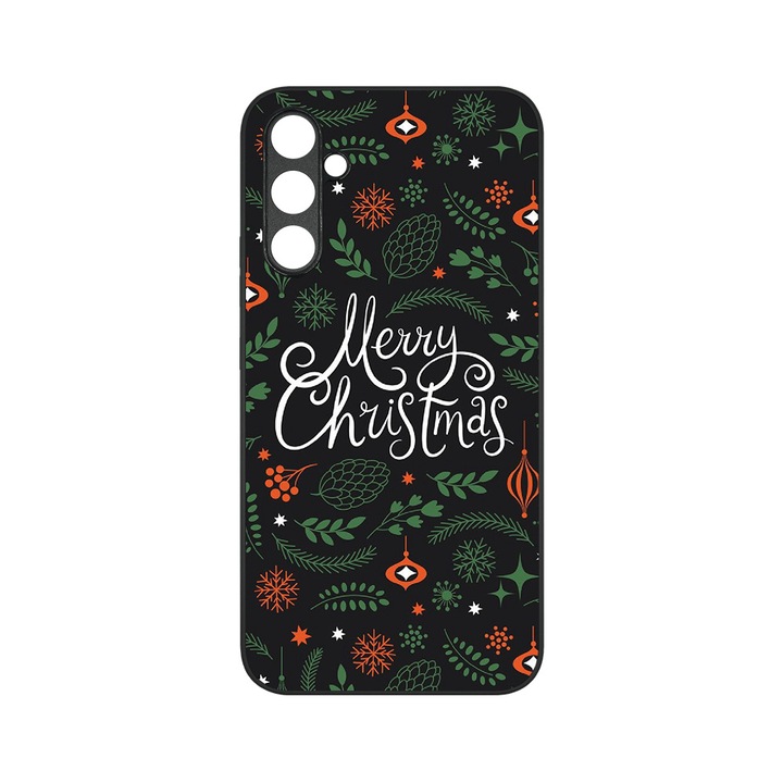 Husa BestCase® MaxSafe, Compatibila Cu Samsung Galaxy S23 FE, Merry Christmas, HD Colors, Anti-soc, Protectie Camera, Margini ridicate pentru protectia ecranului, G 1361