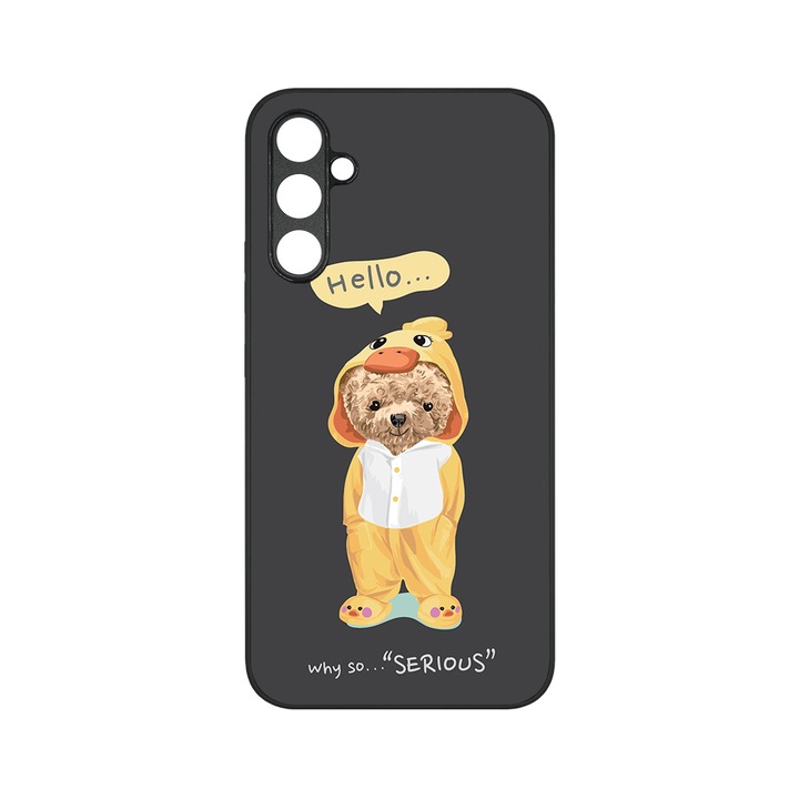 Husa BestCase® MaxSafe, Compatibila Cu Samsung Galaxy S23 FE, Why so serious Teddy Bear, HD Colors, Anti-soc, Protectie Camera, Margini ridicate pentru protectia ecranului, G 1340