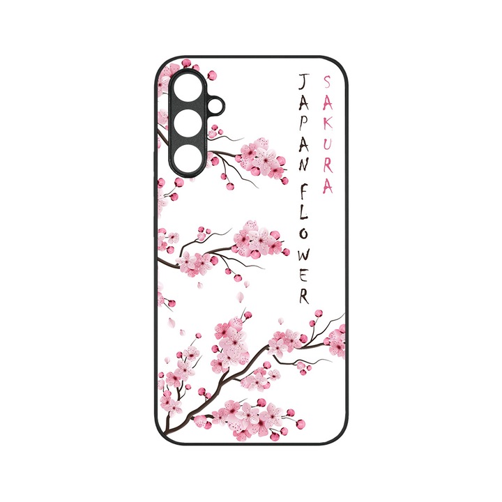Husa BestCase® MaxSafe, Compatibila Cu Samsung Galaxy S23 FE, Cherry Blossom, HD Colors, Anti-soc, Protectie Camera, Margini ridicate pentru protectia ecranului, G 1394