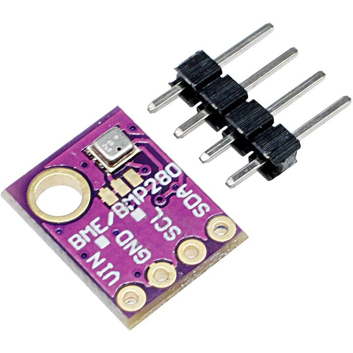 BME280-5V Precíziós digitális érzékelő – Barometrikus nyomás-, hőmérséklet- és páratartalom modul I2C/SPI 5V barkácsoláshoz