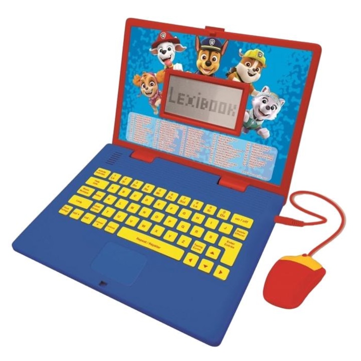 Laptop educativ pentru copii, Lexibook, Model Paw Patrol, 4ani, Multicolor