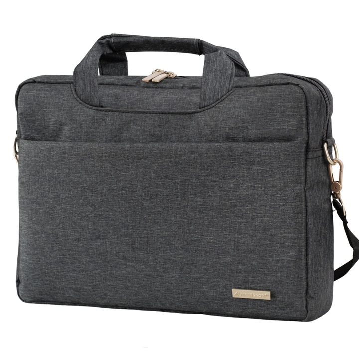 Geanta laptop/documente, pentru Wizz Air, Madisson, SW32536, 13", Antracit