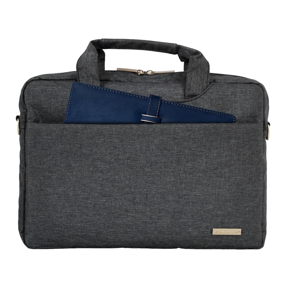 Geanta laptop/documente, pentru Wizz Air, Madisson, SW32536, 13", Antracit