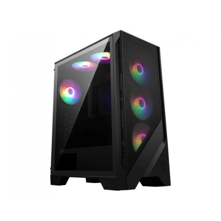 Carcasa PC, MSI, MAG FORGE 120A AIRFLOW, Middle Tower, Negru
