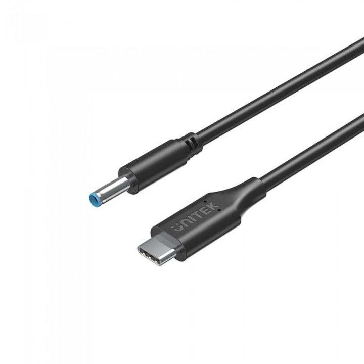 Захранващ кабел, Unitek, За HP, 65W, USB-C, 4.5 mm