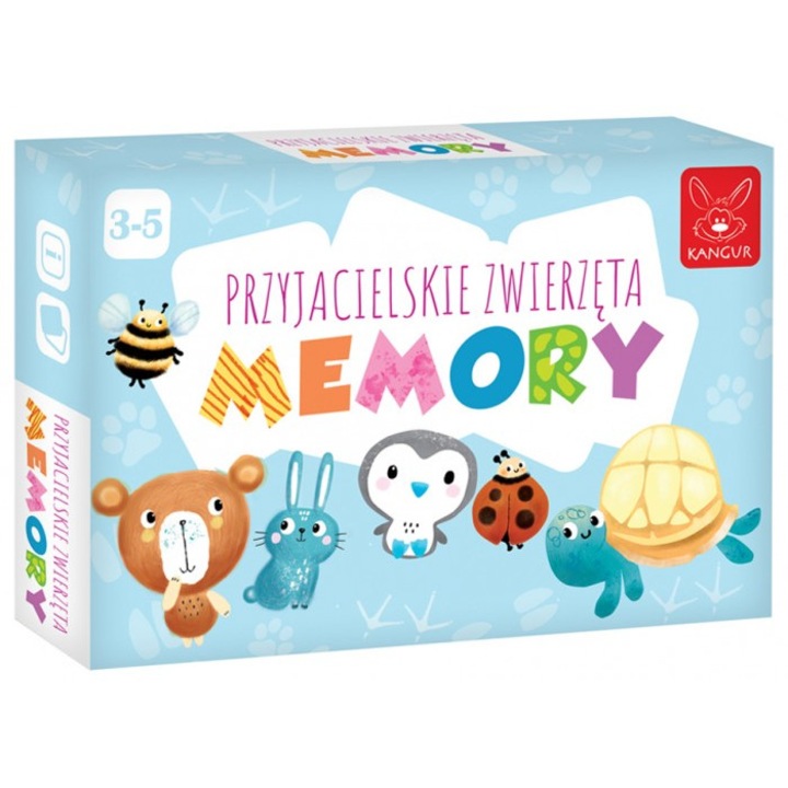 Állatbarát memóriajáték, Kangur, + 3 év, Többszínű