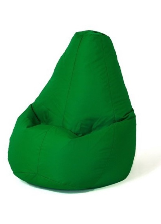 Babzsákfotel, Go Gift, Sako, Körte forma, 130x90cm, Zöld