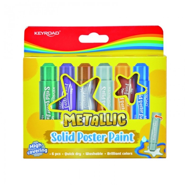 Set 6 carioci, KEYROAD, Uscare rapida, Multicolor