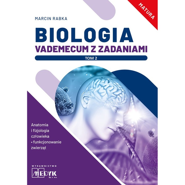 Biologia Vademecum z zadaniami - Marcin Rabka, Medyk, Vol. 2