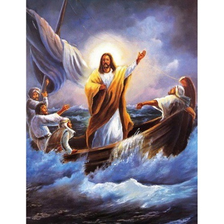 Set broderie diamante, Norimpex, Model Iisus, Multicolor