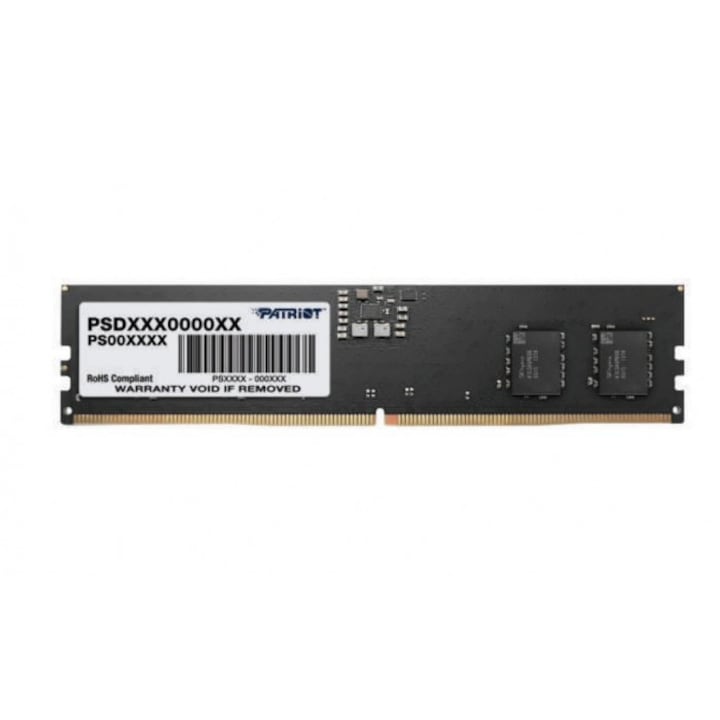 RAM памет, Patriot, DDR5, 8GB, 5600MHz, черно/бяло