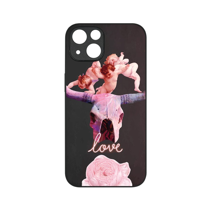 Калъф BestCase® MaxSafe, съвместим с Apple iPhone 14 Plus, Cupido, HD Colors, противоударен, защита на камерата, повдигнати ръбове за защита на екрана, G 915