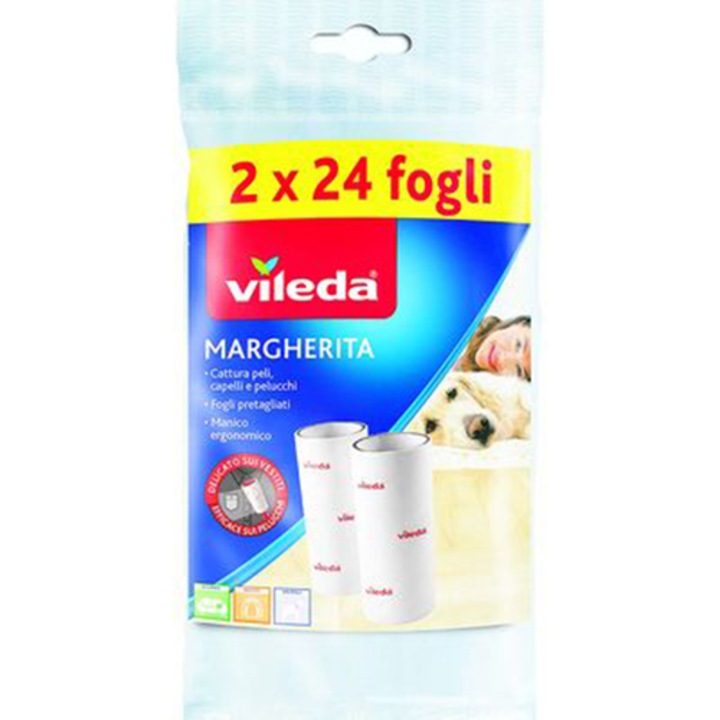 Резервни ролки за почистване Vileda, 24 фолиа, 2 бр