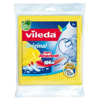 Lavete umede Vileda, 3 buc Lavete umede Vileda, 3 buc