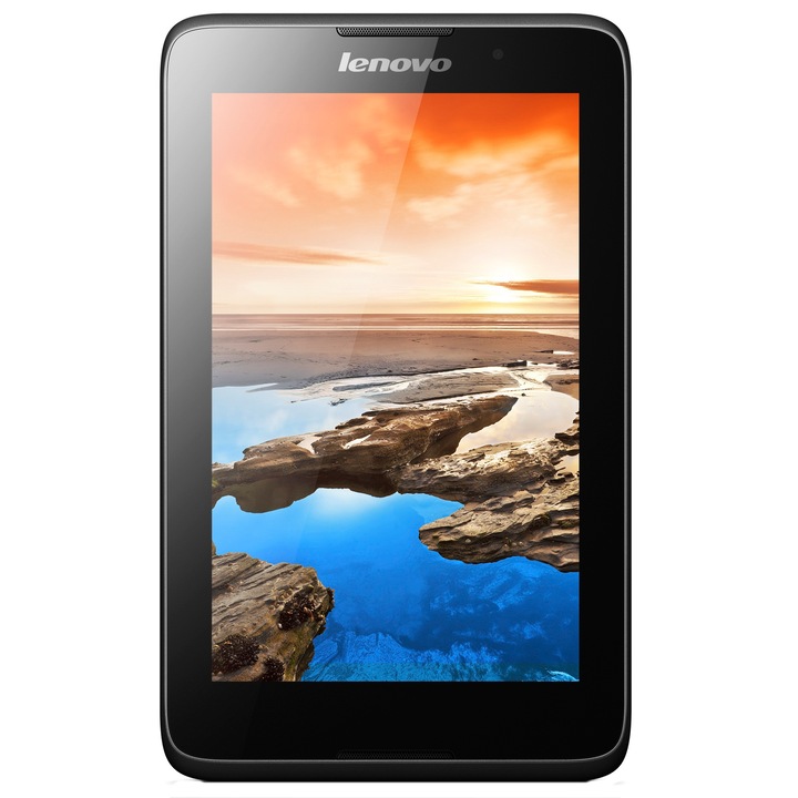 Tableta Lenovo A3500, 7", Quad-Core 1.3GHz, 1GB RAM, 8GB, Black