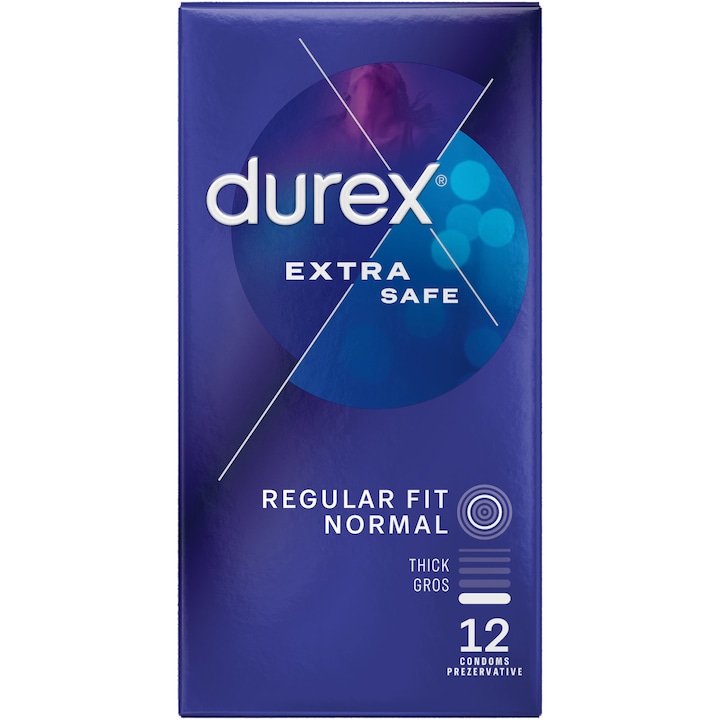 Презервативи Durex Extra Safe, 12 броя