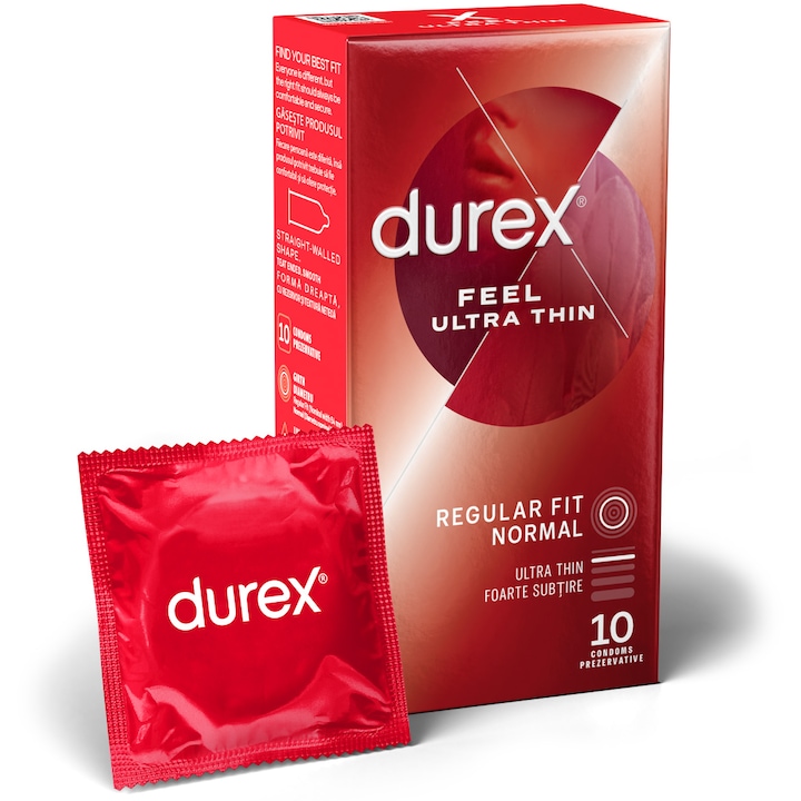 ΠΡΠ΅Π·Π΅ΡΠ²Π°ΡΠΈΠ²ΠΈ Durex Feel Ultra Thin, 10 Π±ΡΠΎΡ