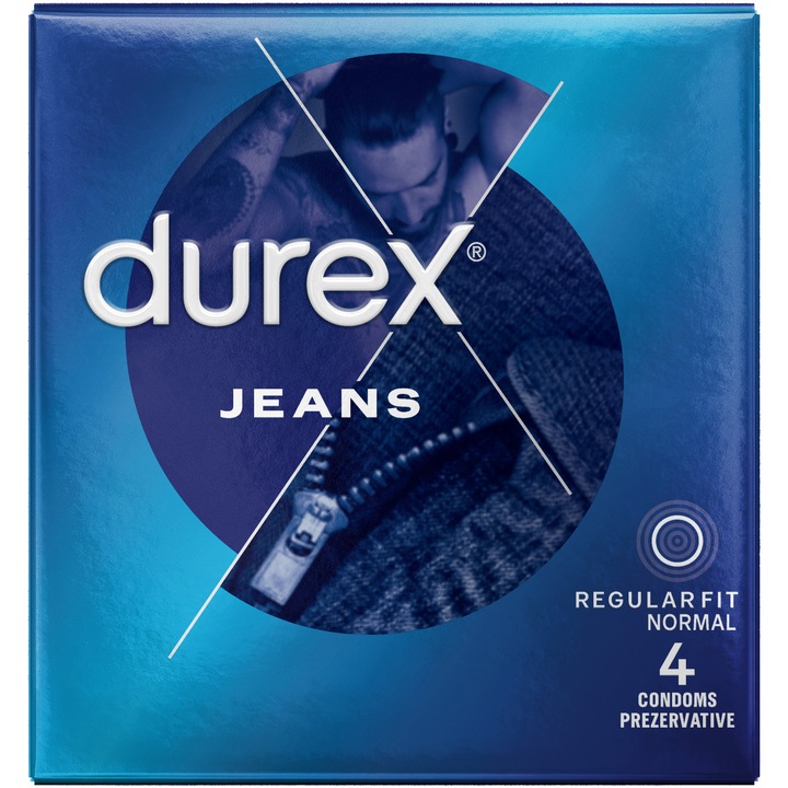 Prezervative Durex Jeans, 4 buc