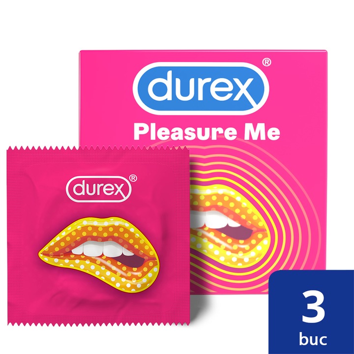 Durex Pleasure Me óvszer, 3 db