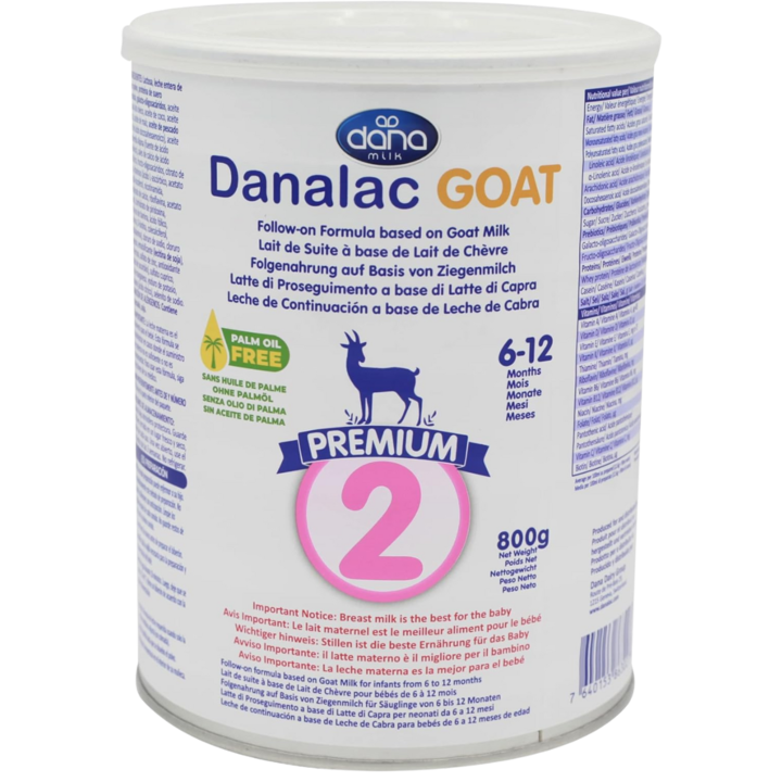 Formula Lapte Praf De Continuare din lapte de capra, Danalac 2 6-12 luni, 800g