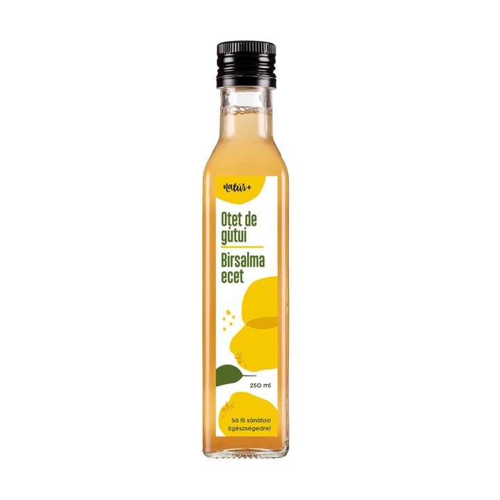 Otet de gutui nefiltrat Natur+ 250 ml