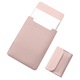 Mapa si mini geanta THD, protectie si transport laptop Apple Macbook Pro (M3) 14 inch, Apple Macbook Pro (M2) 13.3 inch si Apple Macbook Air (M2) 13.6 inch, piele ecologica, roz