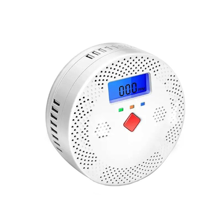 Detector Monoxid de carbon Neovision, CO, inteligent, Wi-Fi, Compatibil Tuya, SmartLife