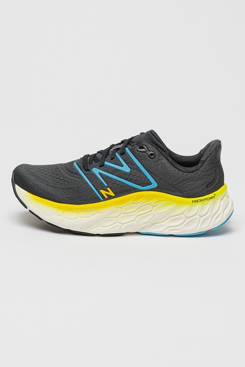 New Balance, Pantofi din plasa pentru alergare Fresh Foam X More v4, Galben/Negru