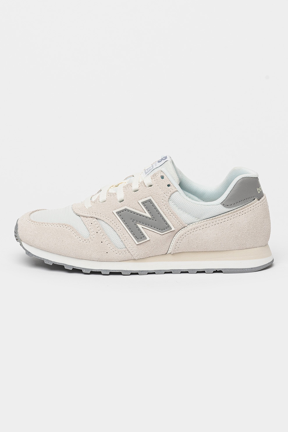 New Balance, Pantofi sport cu garnituri din piele intoarsa 373