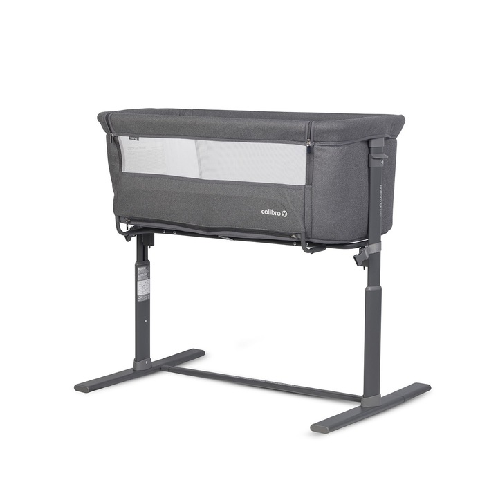 Patut 2 in 1 Colibro Nap Co Sleeper Bassinet 90x58 cm, saltea inclusa, Onyx