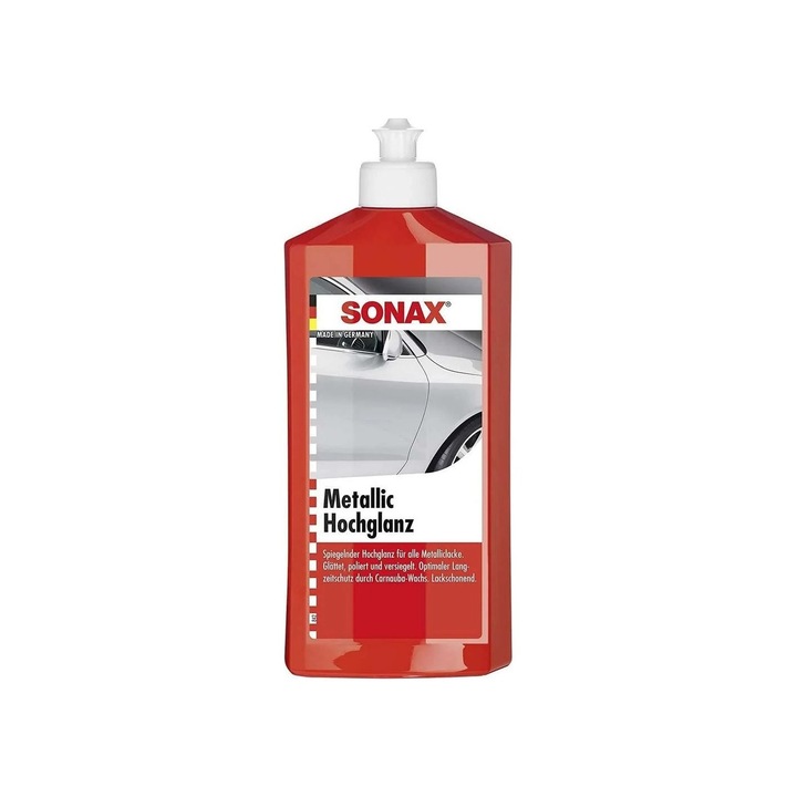 Разтвор за почистване на бои, Sonax Metallic High Gloss Wax 500 мл