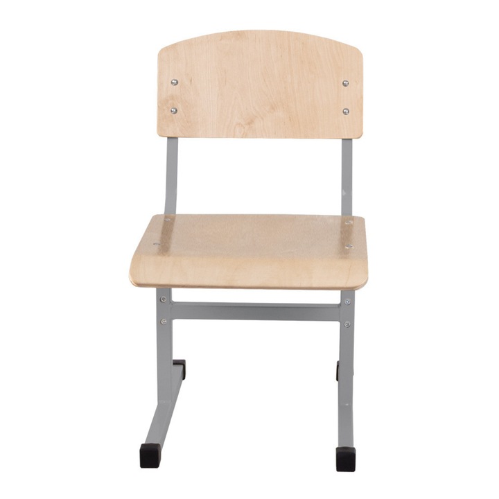 Scaun elev lemn E-278, inaltime ajustabila, mesteacan