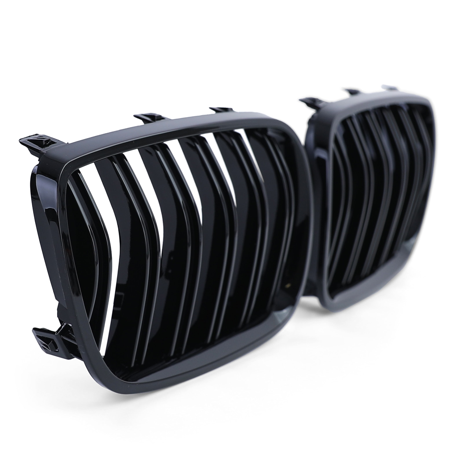 Решетка за БМВ Х3 Е83, Двойна, BMW X3 2006-2010 фейслифт бъбреци, Черна ...