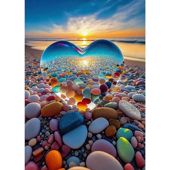 Set pictura pe numere - panza pe rama lemn 40x50 cm, GALAXIA® PBN1076, 3 pensule si vopsea acrilica