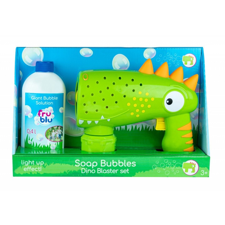 Играчка балони сапун, TM, Пластмаса, Зелен, 3 години+